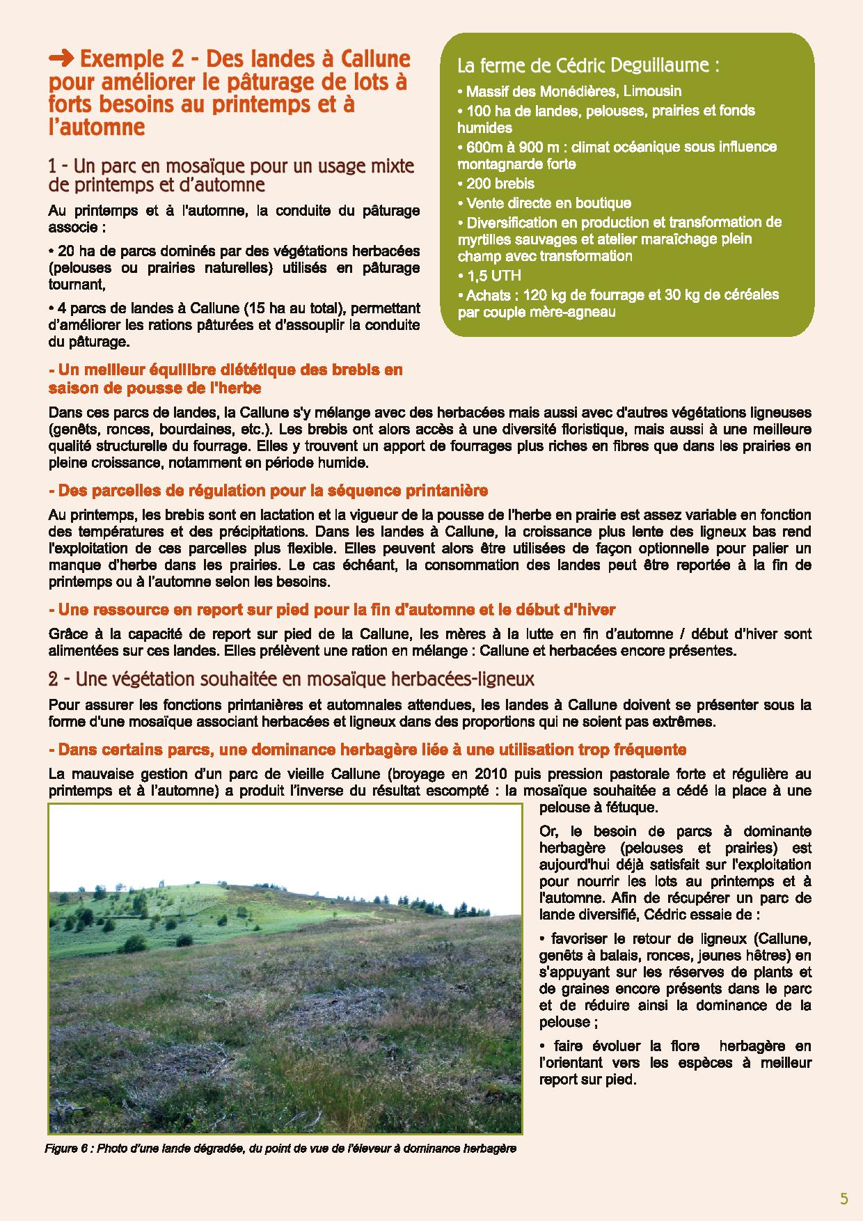 Les landes a Callune une ressource souple pour le paturage avril 2015 page 005